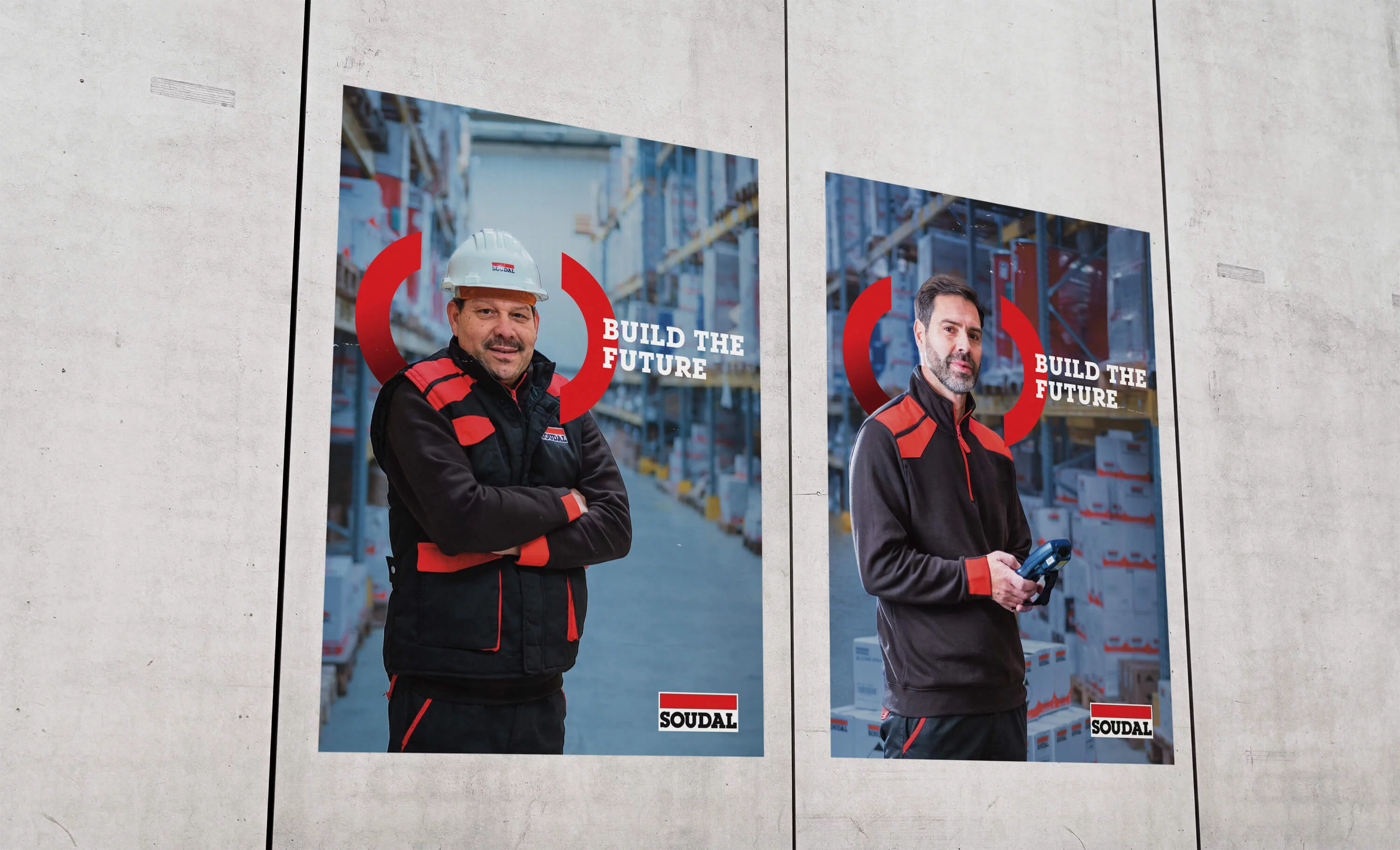 Employer branding posters met werknemers in beeld
